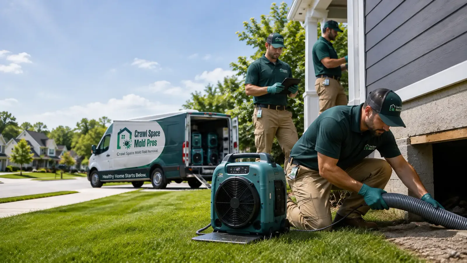 Crawl Space Mold Removal in Ceres, VA